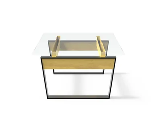 VERONA GLASS - Low rectangular glass coffee table _ 5A Design